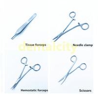 Zestaw do ćwiczeń dentystycznych, model jamy ustnej, igła do obracania, zestaw do ćwiczeń z żelem selica dla studentów stomatologicznych trening z szwem ustnym 5